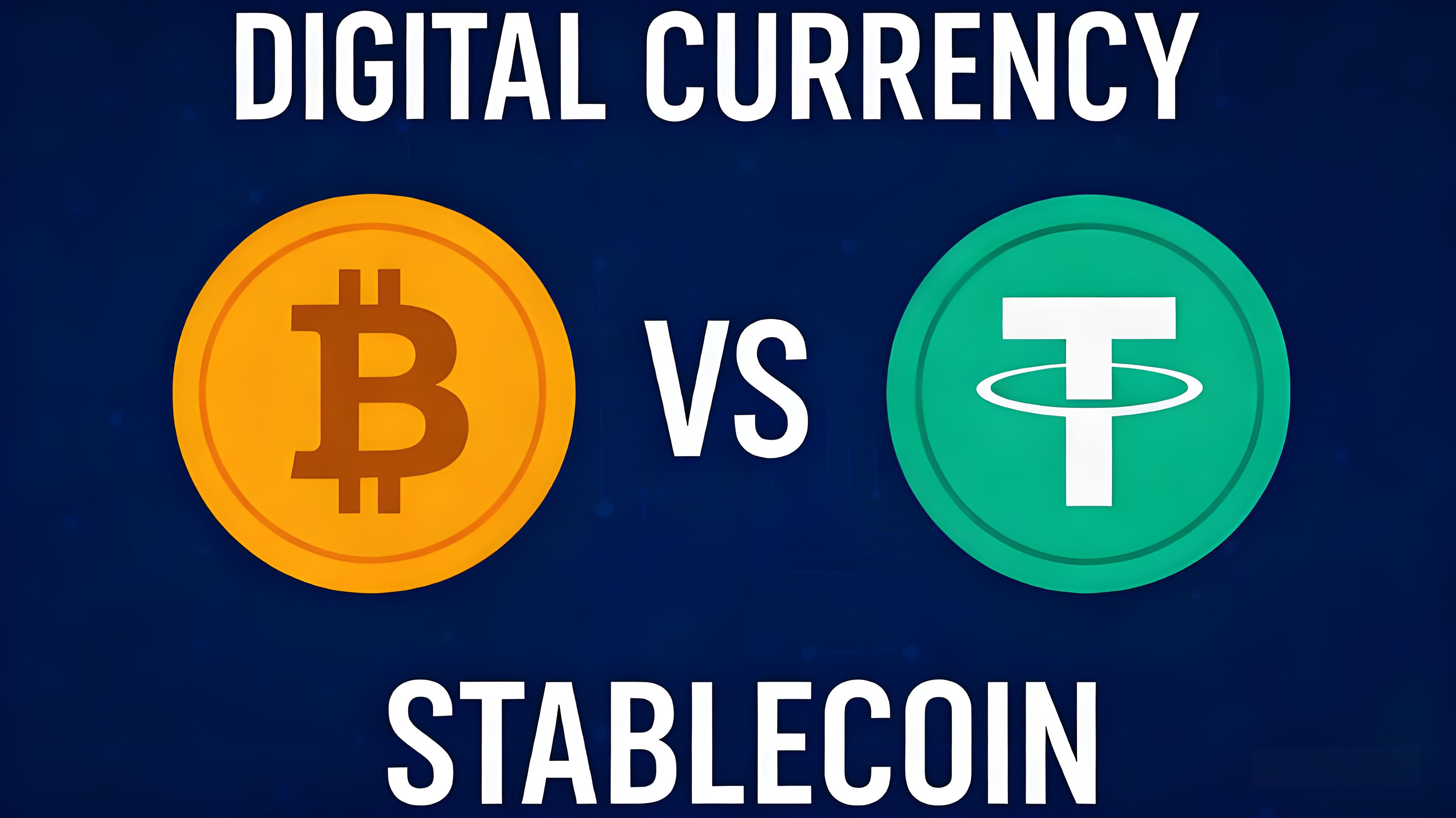 数字货币与稳定币有什么差异？